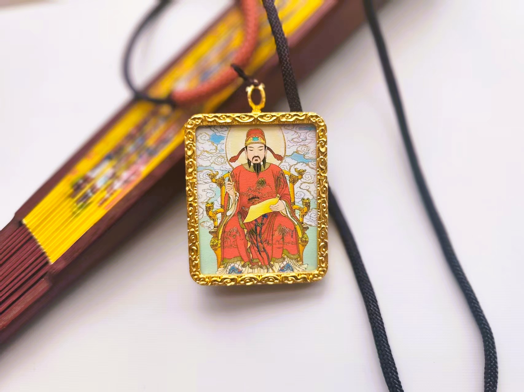 Thangka of Wenchang Emperor - Image 5