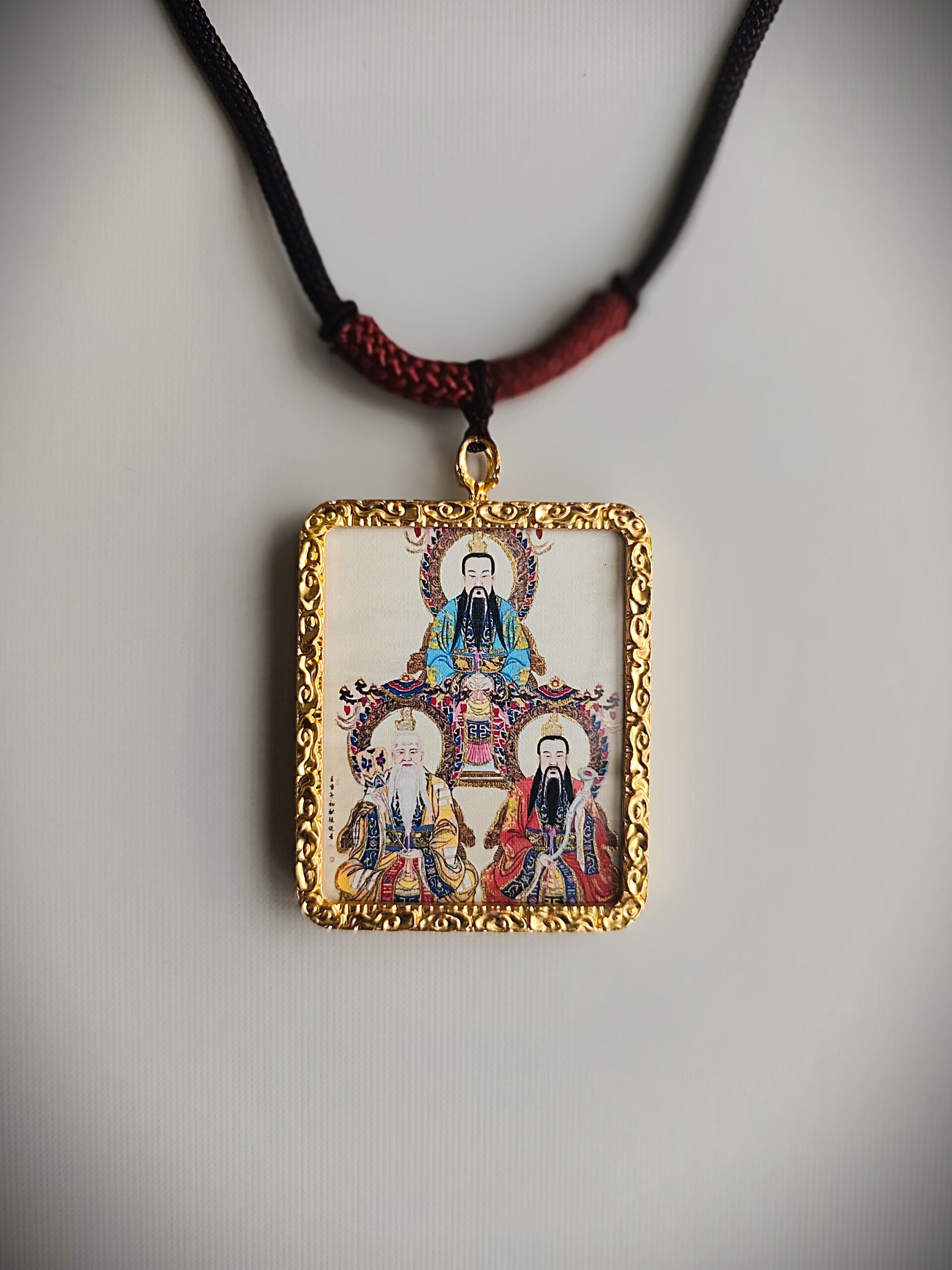 Thangka painting of the Three Pure Ones - Image 5