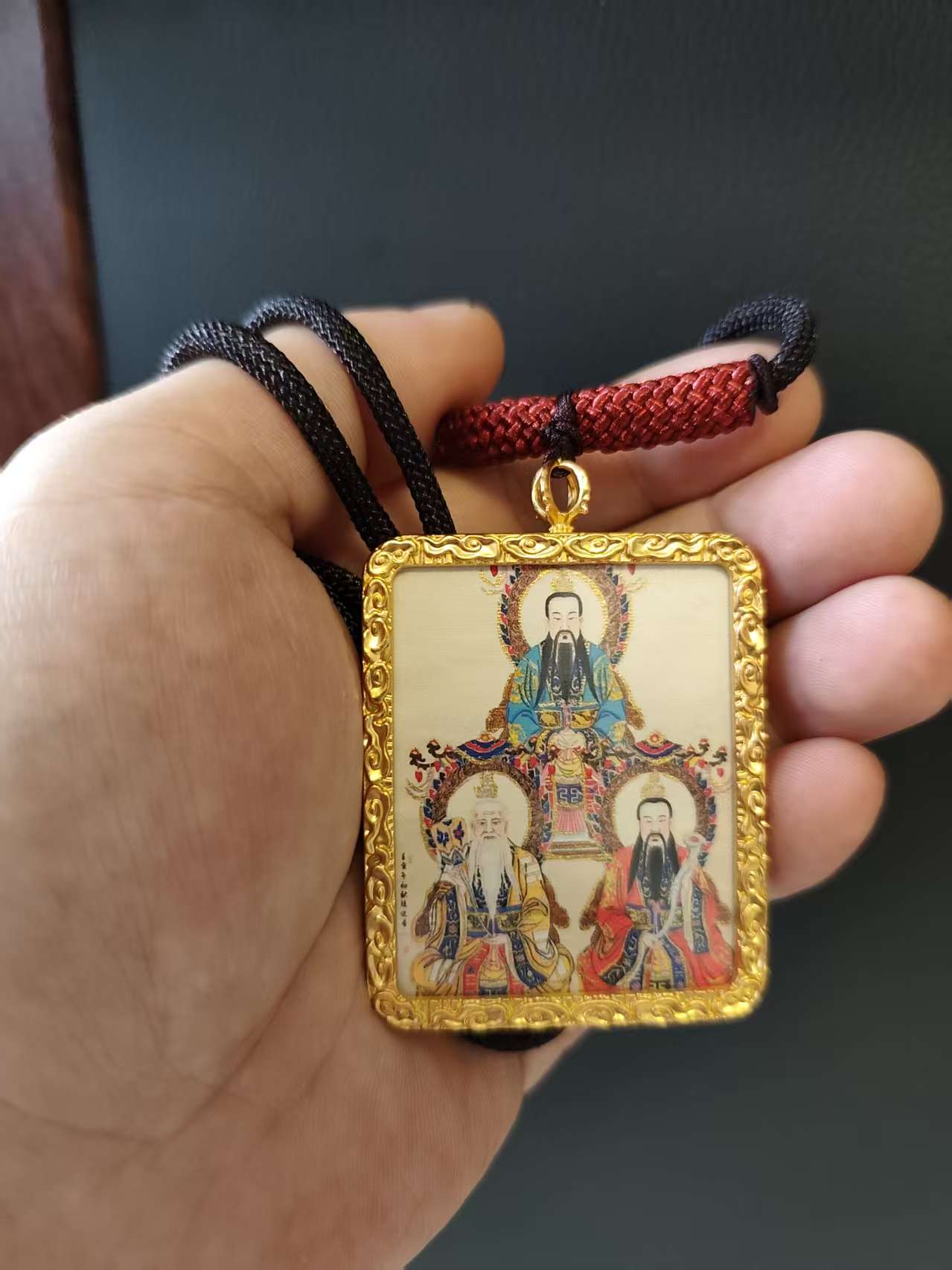 Thangka painting of the Three Pure Ones - Image 6