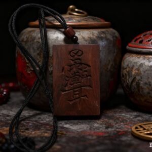 Carved wooden plaque of the Great Emperor Ziwei's taboo