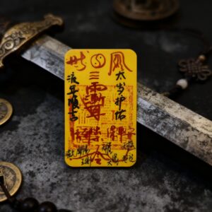 A talisman to ward off evil spirits