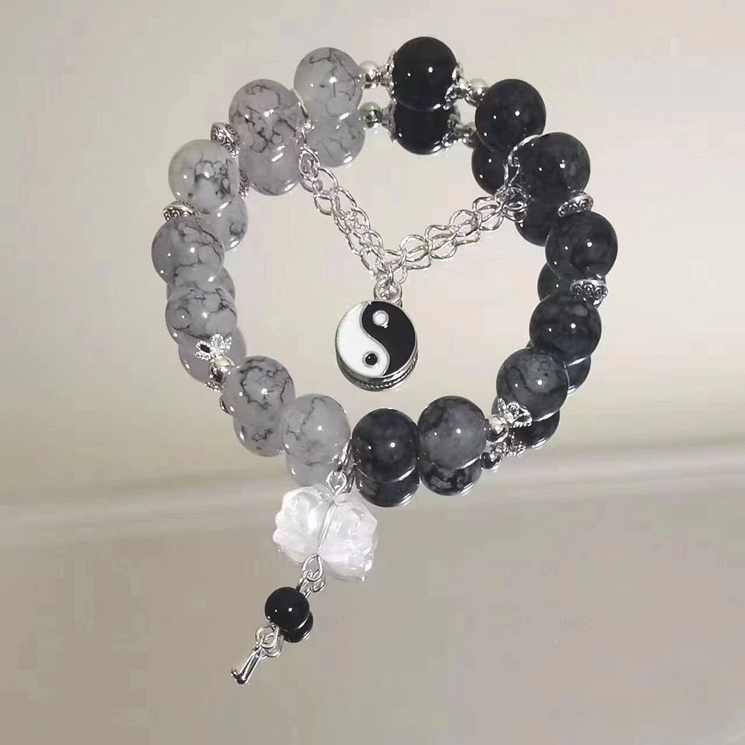Tai Chi Mountain Ghost Flower Money Bracelet, Taoist New Chinese Style Energy Bracelet - Image 8