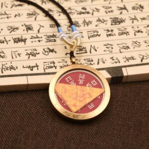 Medium-sized Cinnabar Mountain Ghost Money Spending Pure Copper Guardian Pendant