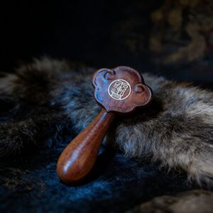 Thunderstruck Jujube Wood with Crape Myrtle Incantation Small Ruyi Taoist Wealth Pendant