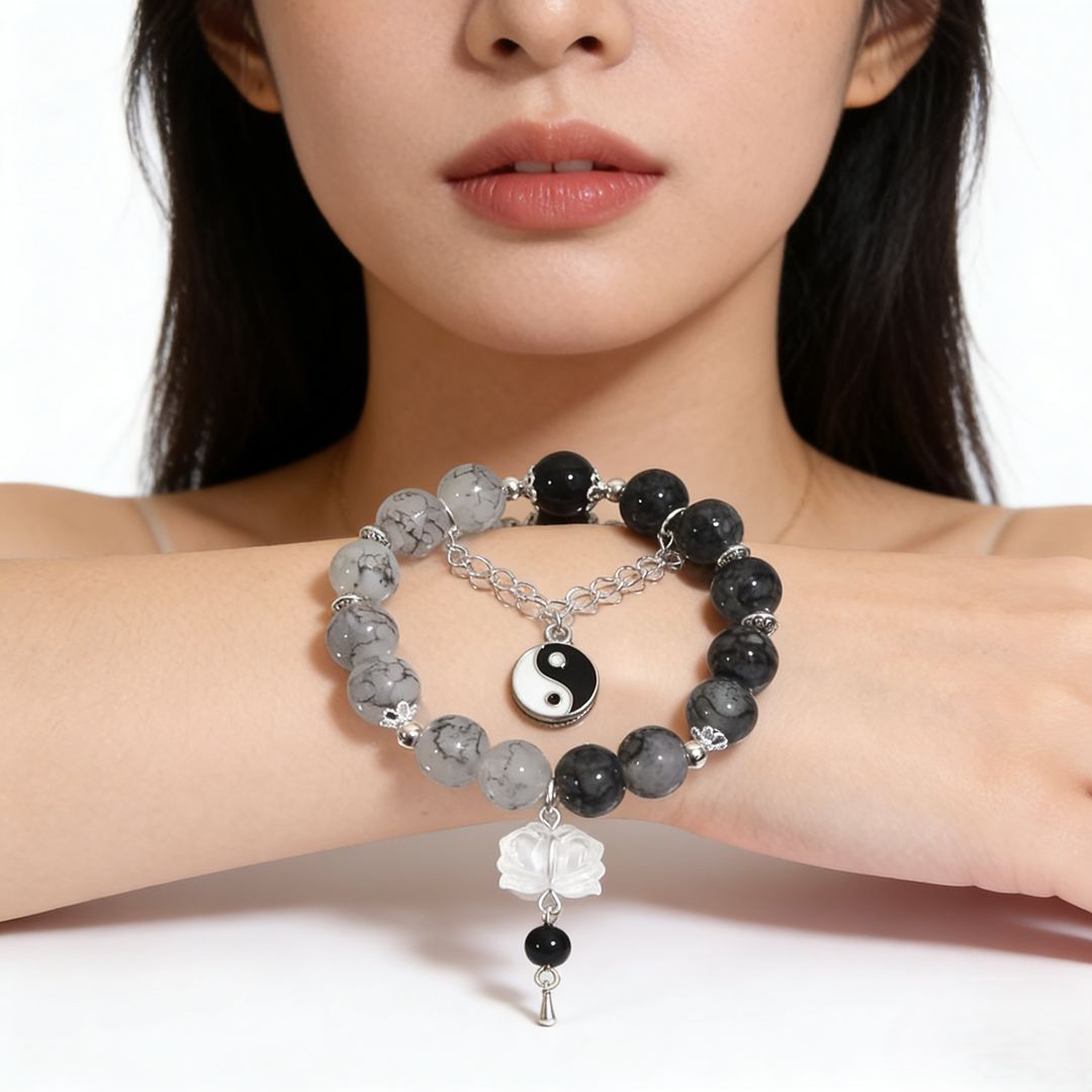 Tai Chi Mountain Ghost Flower Money Bracelet, Taoist New Chinese Style Energy Bracelet - Image 7