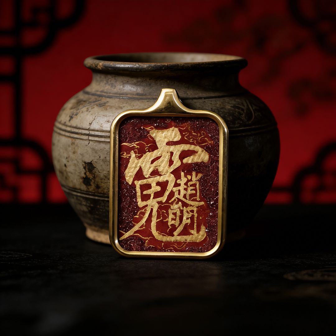 Taoist Thangka Zhao Gongming's Taboo Wealth Necklace - Image 3